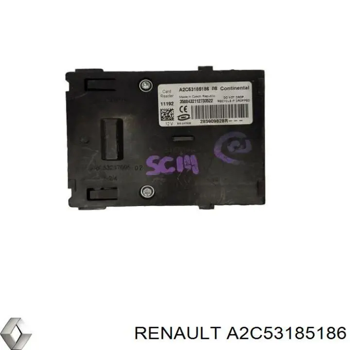 A2C53185186 Renault (RVI) fecho de ignição