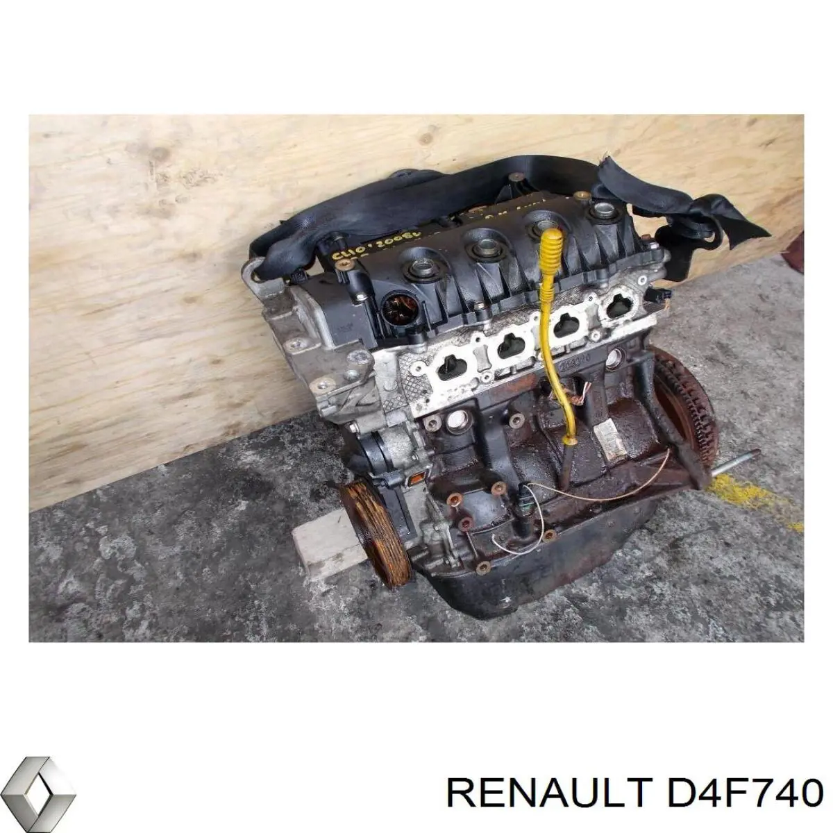 Двигатель в сборе D4F740 Renault (RVI)