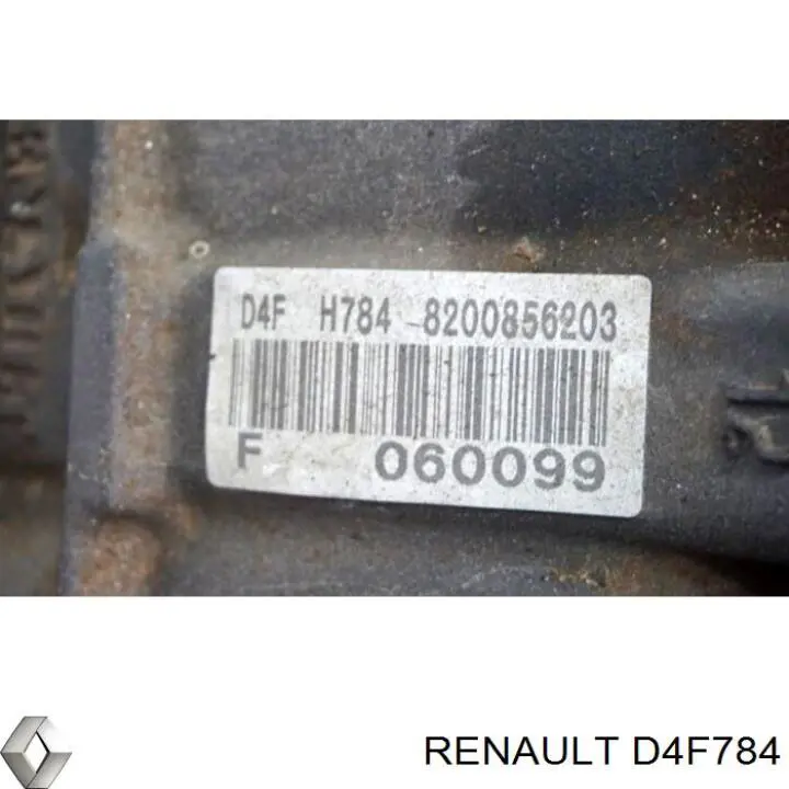 Купить D4F784 Renault (RVI) Двигатель голый