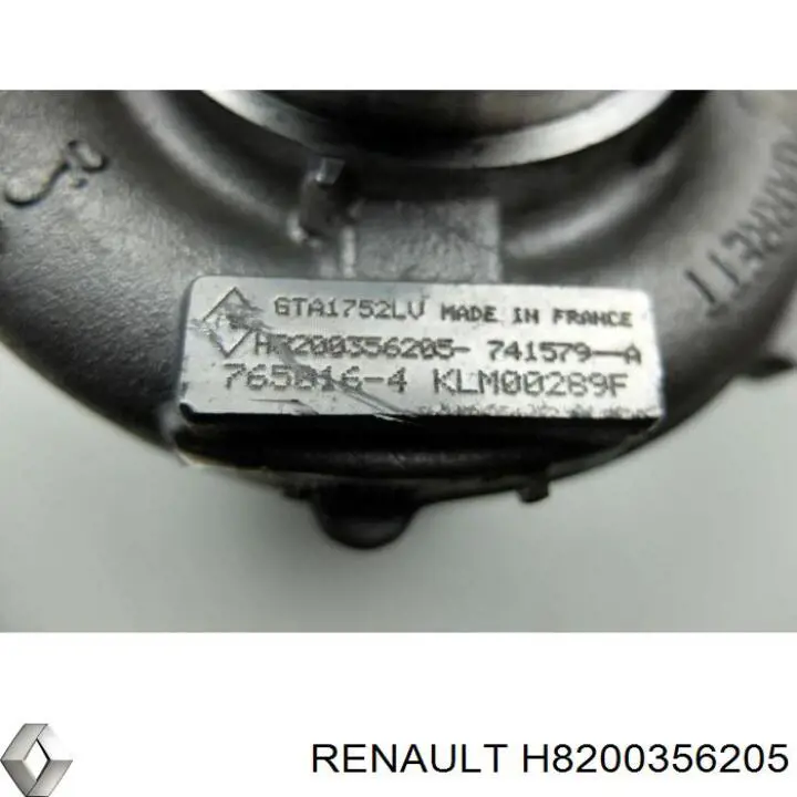  Renault (RVI) H8200356205 цена, от 101.35 USD