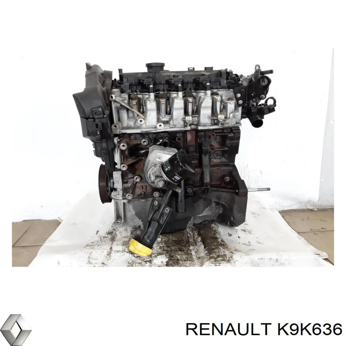 Compre K9K636 Renault (RVI) Motor montado