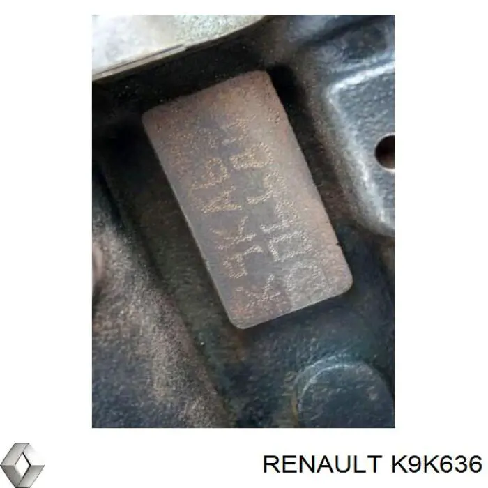 K9K636 Renault (RVI) Motor montado