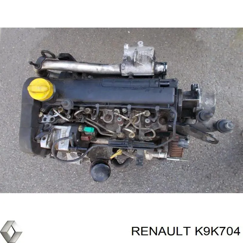 Двигатель в сборе K9K704 Renault (RVI)