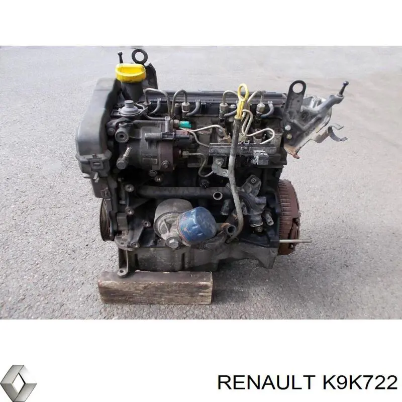 Двигатель K9K722 Renault (RVI)