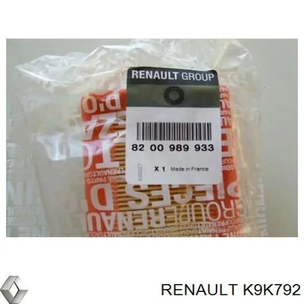 K9K792 Renault (RVI) Мотор в сборе