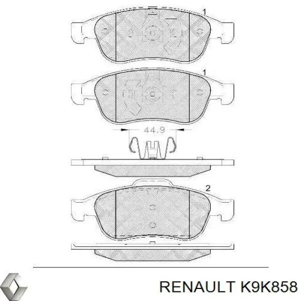 K9K858 Renault (RVI) Мотор в сборе
