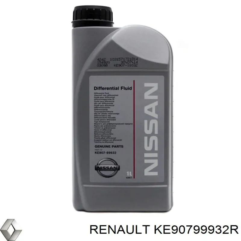 Трансмиссионное масло KE90799932R Renault (RVI)