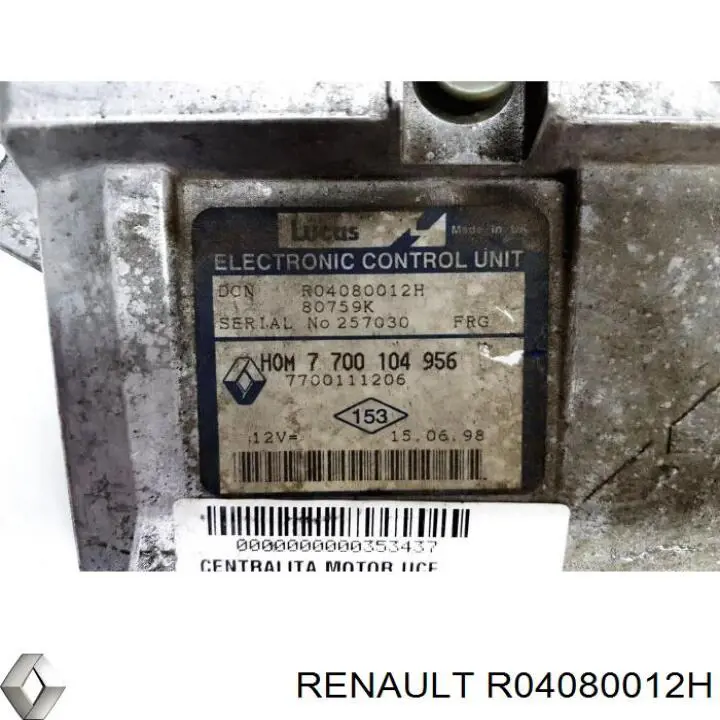 ЭБУ двигателем Renault (RVI) R04080012H цена, от 21.14 USD