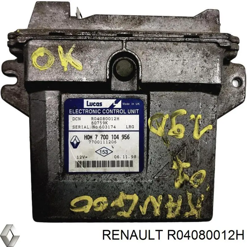 R04080012H Renault (RVI) модуль управления (эбу двигателем)