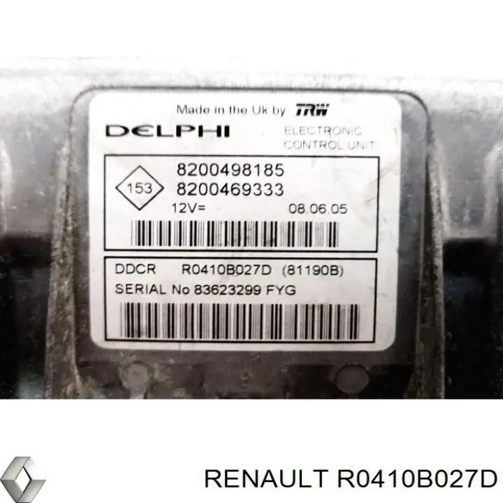 R0410B027D Renault (RVI) 