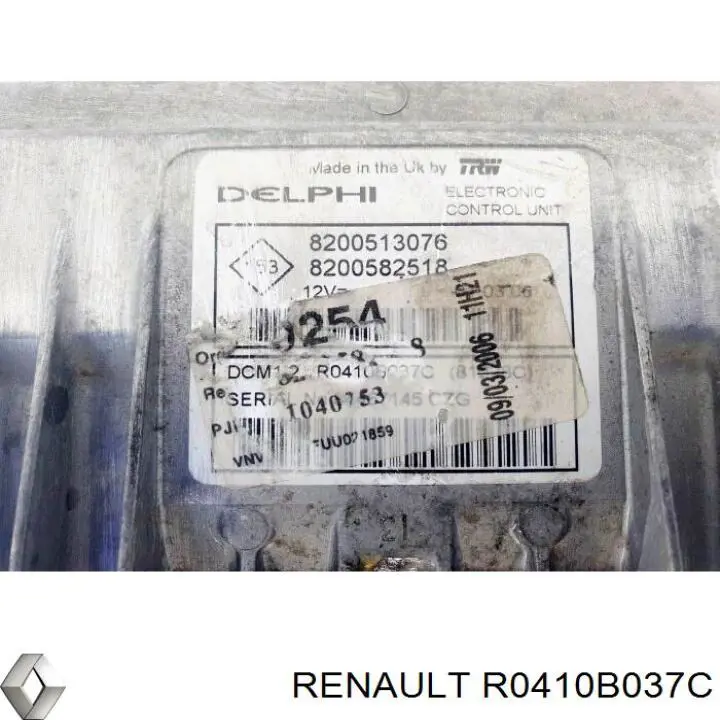 Купить R0410B037C Renault (RVI) Модуль управления (ЭБУ) впрыском топлива