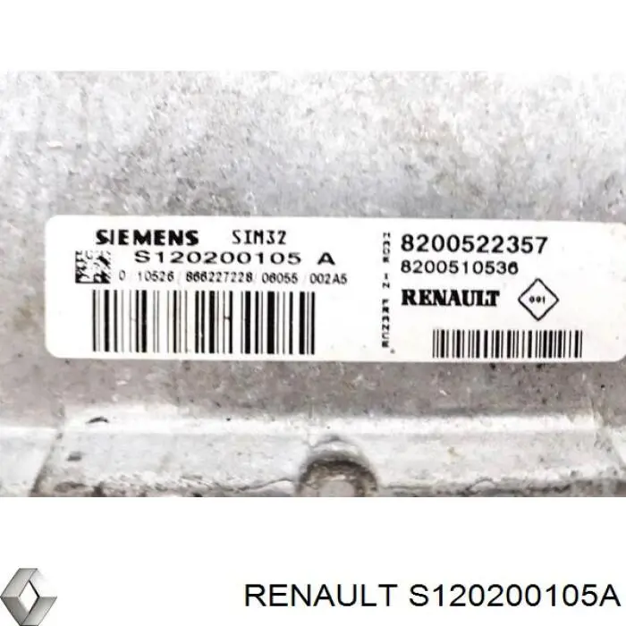 Купить S120200105A Renault (RVI) Электронный блок управления двигателем