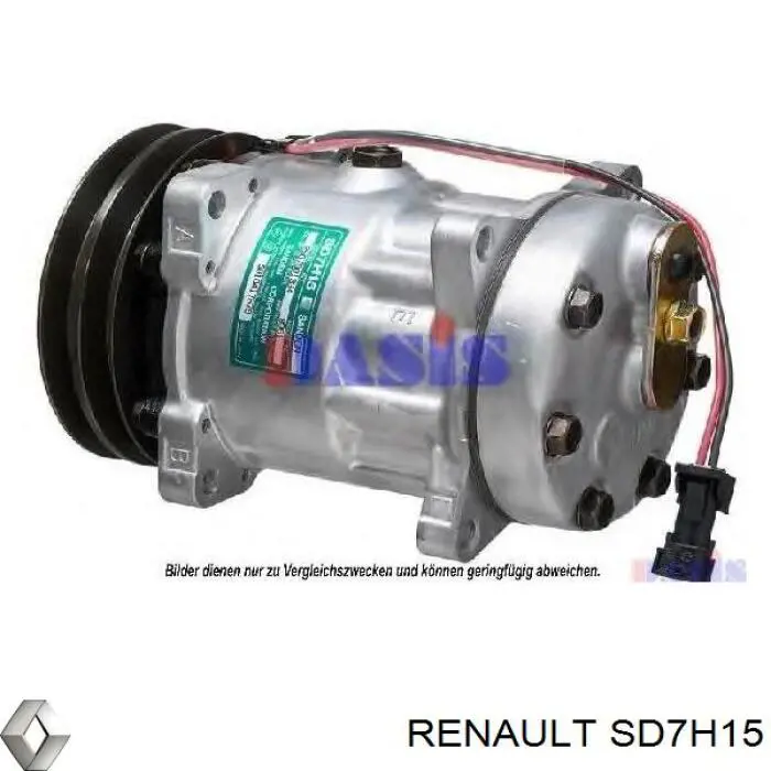 SD7H15 Renault (RVI) компрессор кондиционера