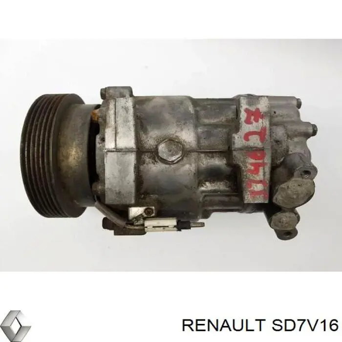 SD7V16 Renault (RVI) compressor de aparelho de ar condicionado