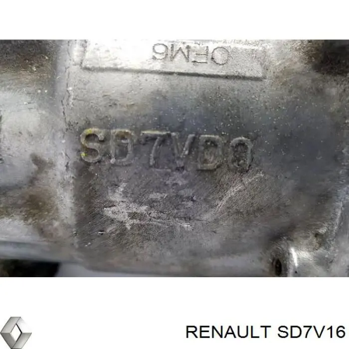 Компрессор системы кондиционирования Renault (RVI) SD7V16 цена, от 42.50 USD