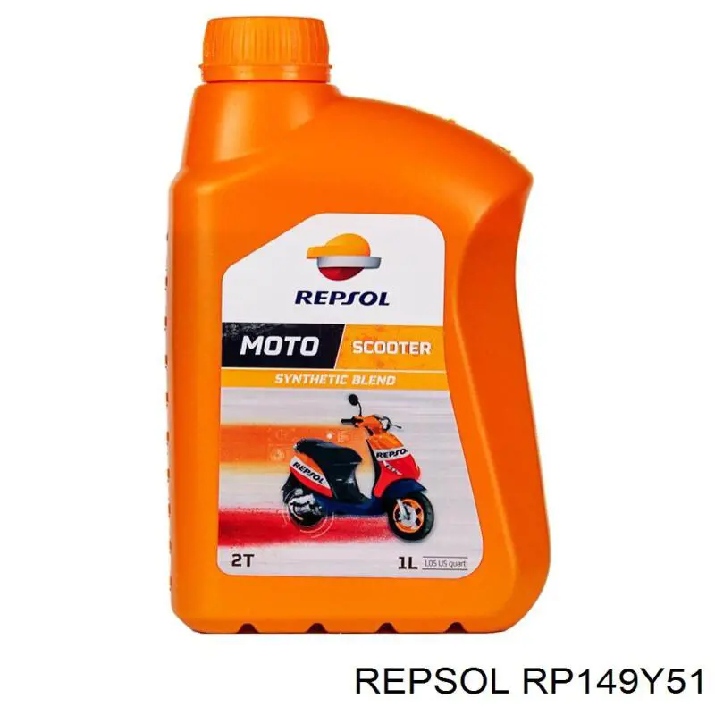 Моторное масло Repsol Moto Scooter 2T Синтетическое 1л (RP149Y51)