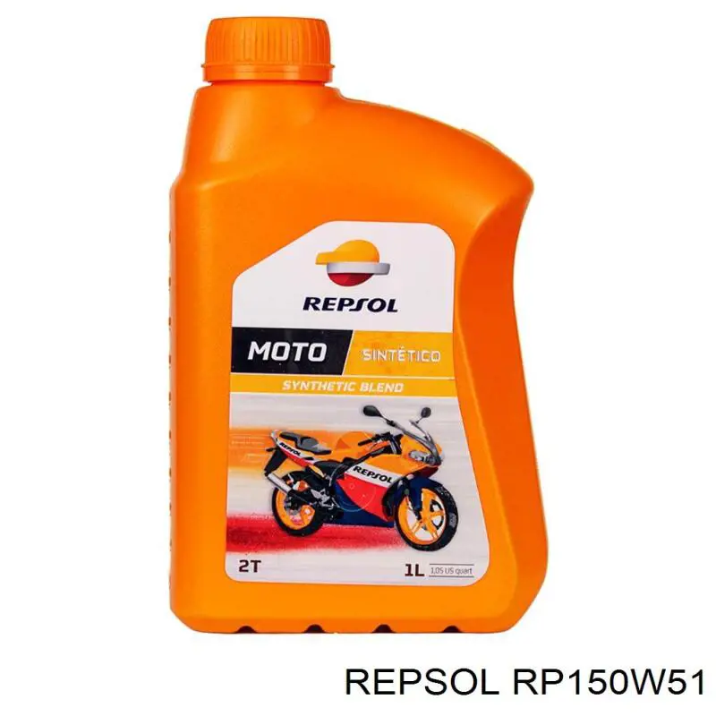 Моторное масло Repsol Moto Sintetico 2T Синтетическое 1л (RP150W51)