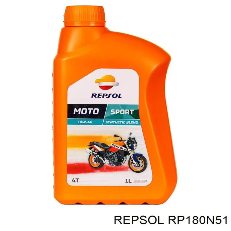 Моторное масло Repsol Moto Sport 4T 10W-40 Полусинтетическое 1л (RP180N51)