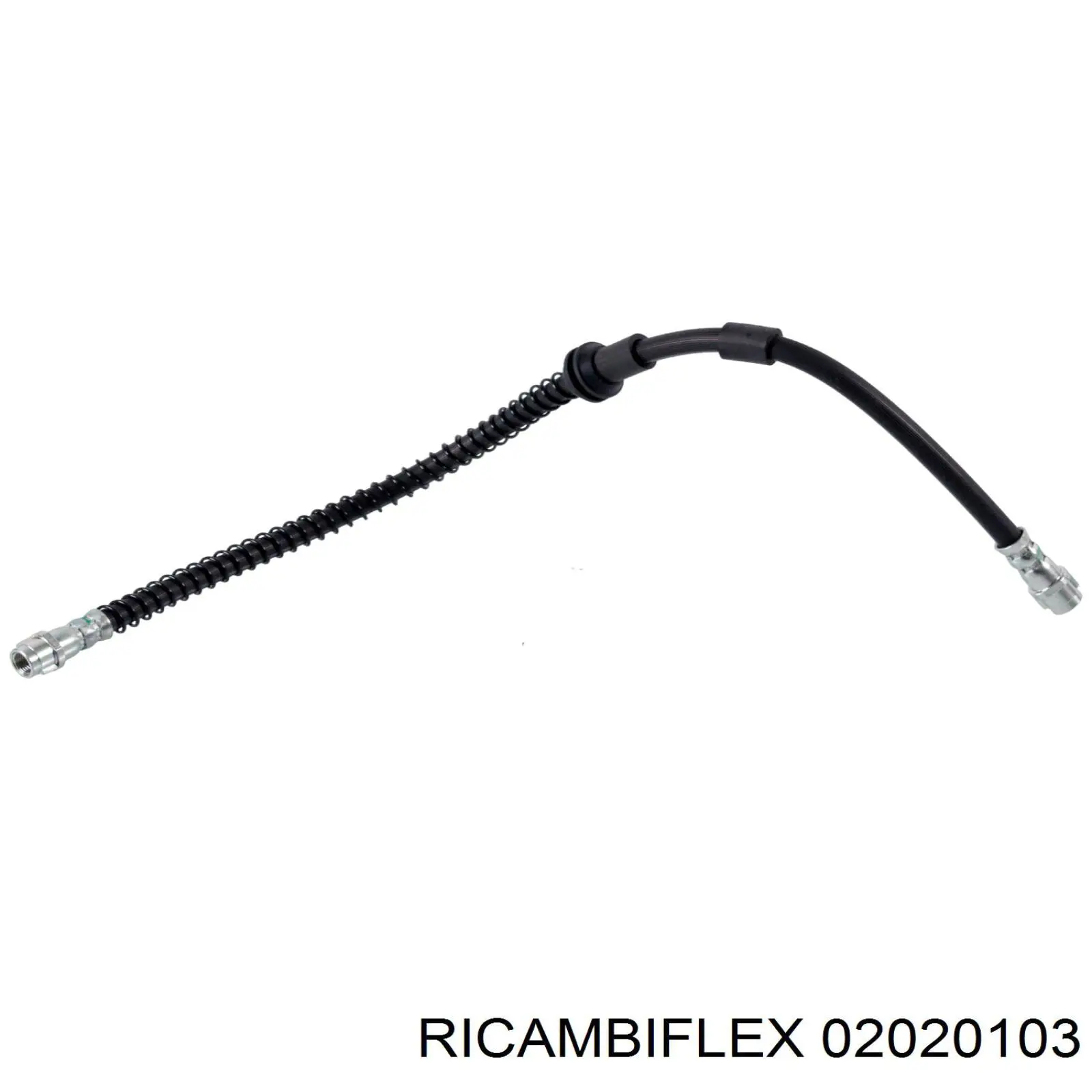 02020103 Ricambiflex шланг тормозной передний