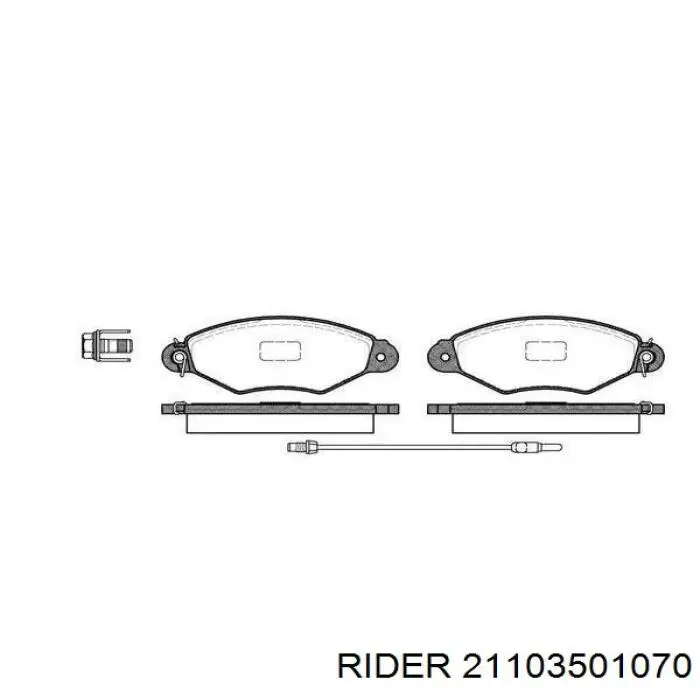 2110-3501070 Rider диск тормозной передний