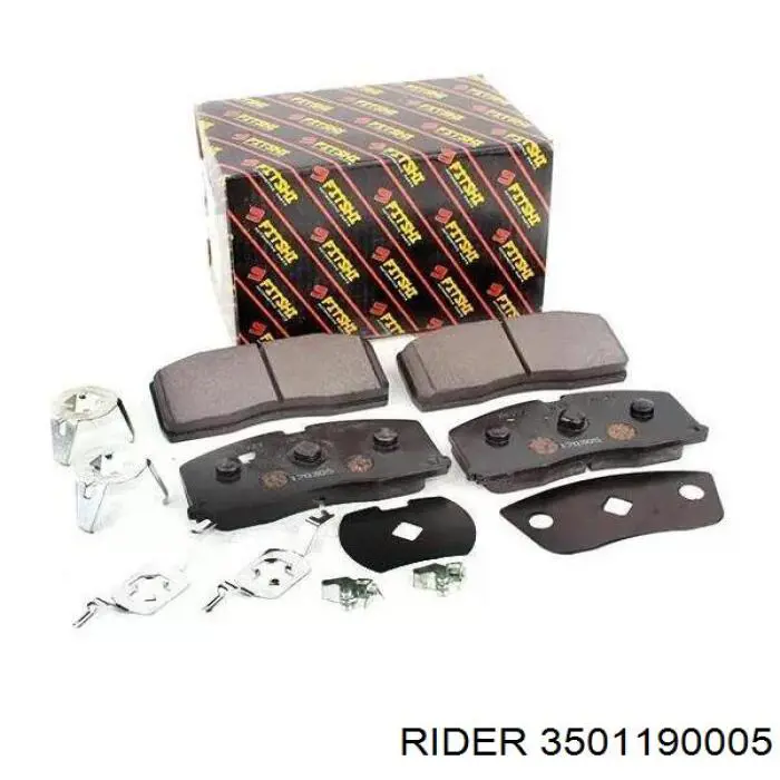 3501190005 Rider Колодки передние