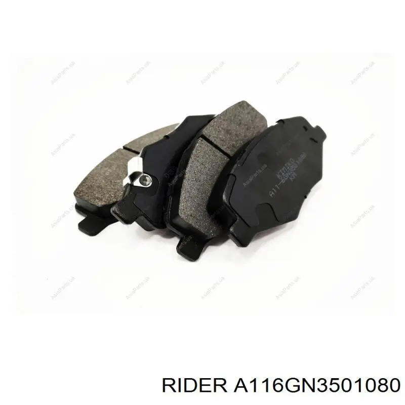 Колодки Rider A116GN3501080 цена, от 9.49 USD