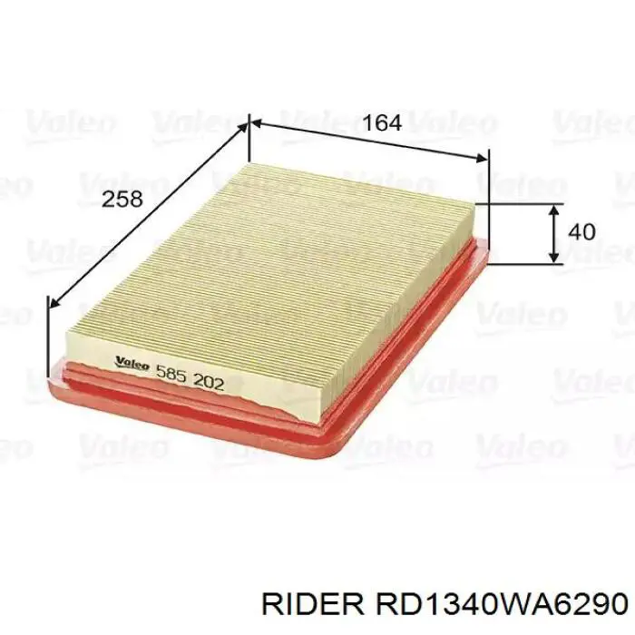 Купить RD1340WA6290 Rider Автомобильный фильтр воздуха