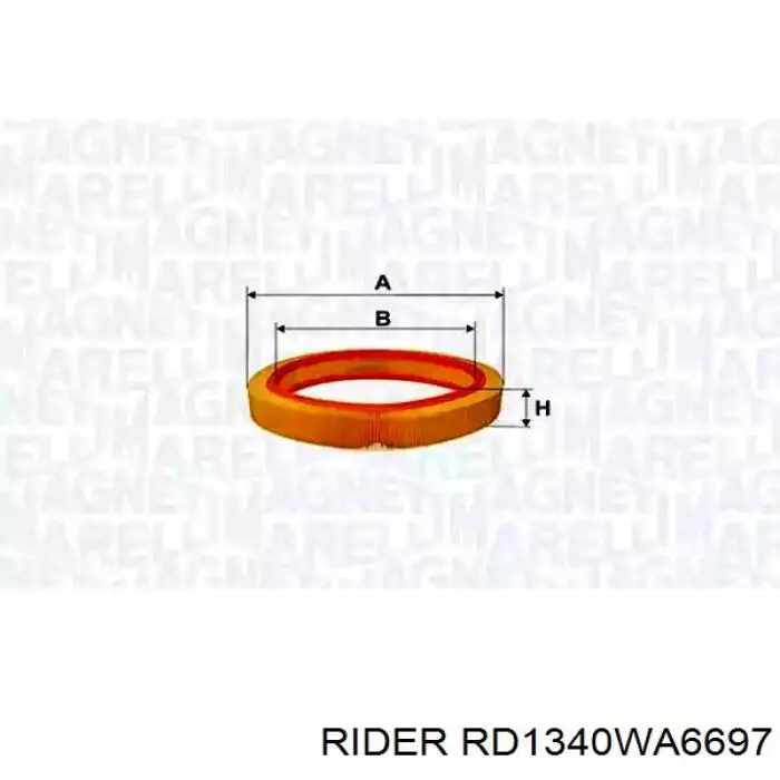 Элемент воздушного фильтра Rider RD1340WA6697 цена, от 3.34 USD