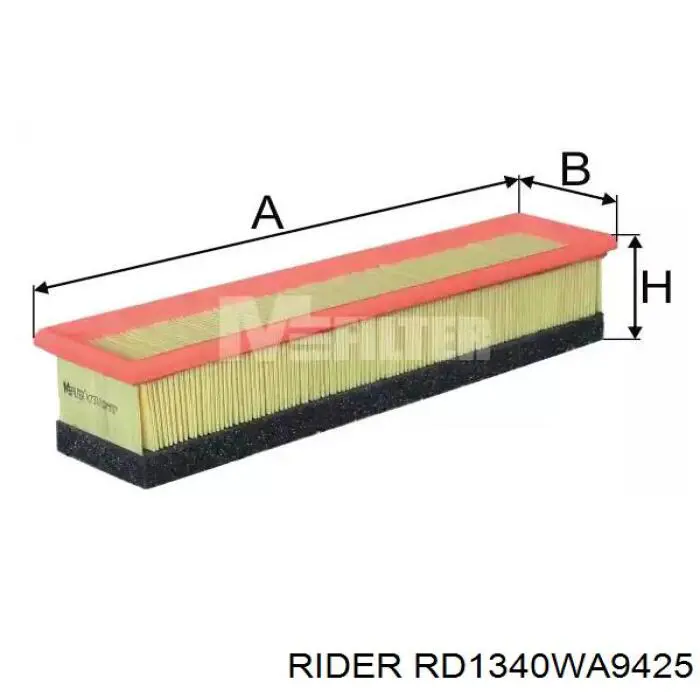 Элемент воздушного фильтра Rider RD1340WA9425 цена, от 3.50 USD