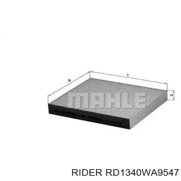 Купить RD1340WA9547 Rider Автомобильный фильтр воздуха
