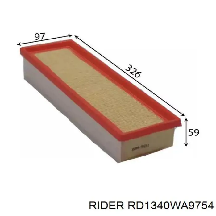 Воздушный фильтр RD1340WA9754 Rider