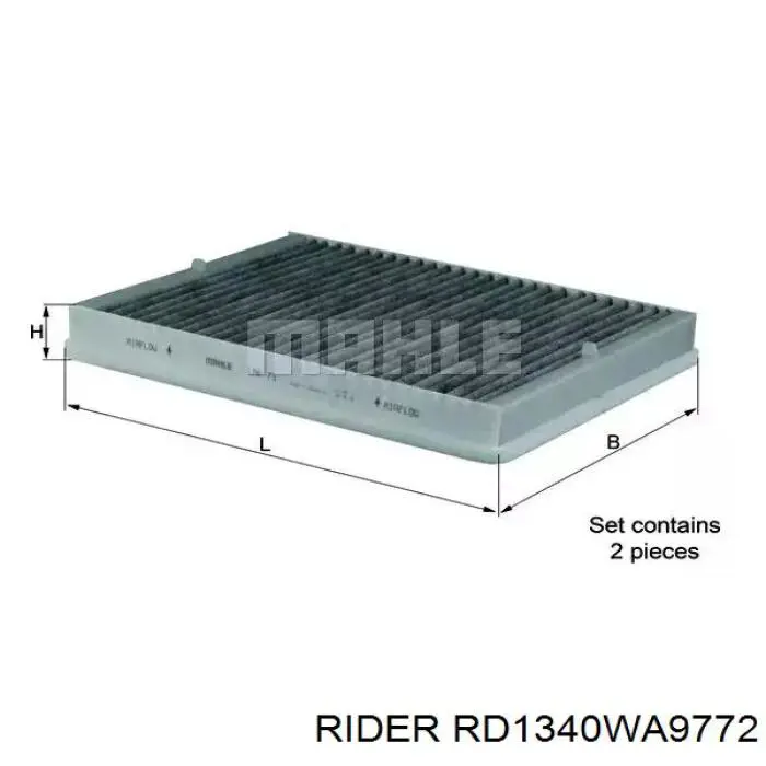 Воздушный фильтр RD1340WA9772 Rider