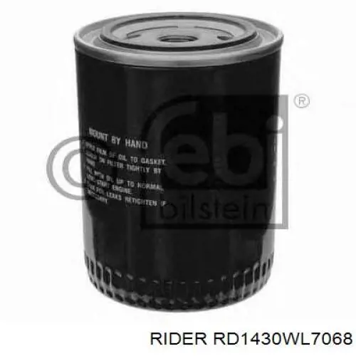 Filtro de aceite RD1430WL7068 Rider