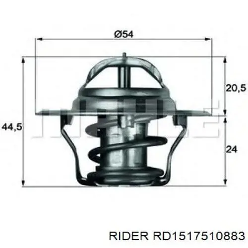 Термостат RD1517510883 Rider