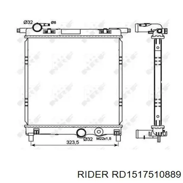 RD1517510889 Rider термостат