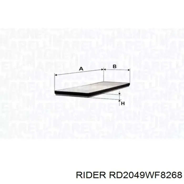Фильтр тонкой очистки топлива Rider RD2049WF8268 цена, от 15.87 USD