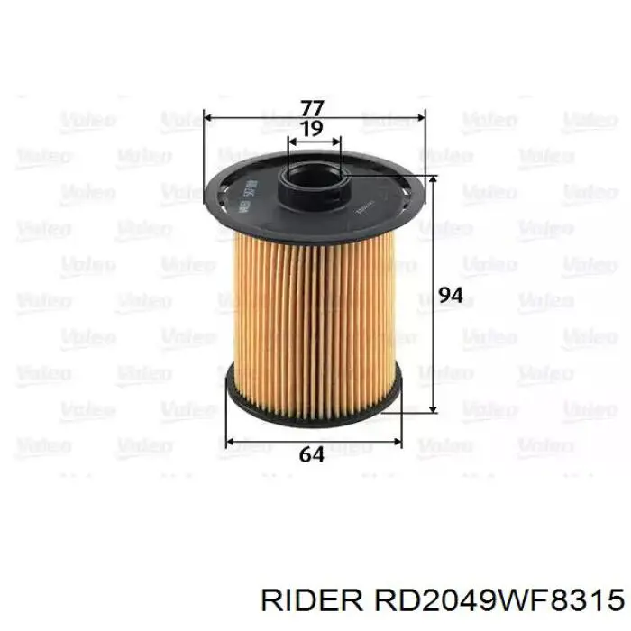 Фильтр тонкой очистки топлива Rider RD2049WF8315 цена, от 5.32 USD