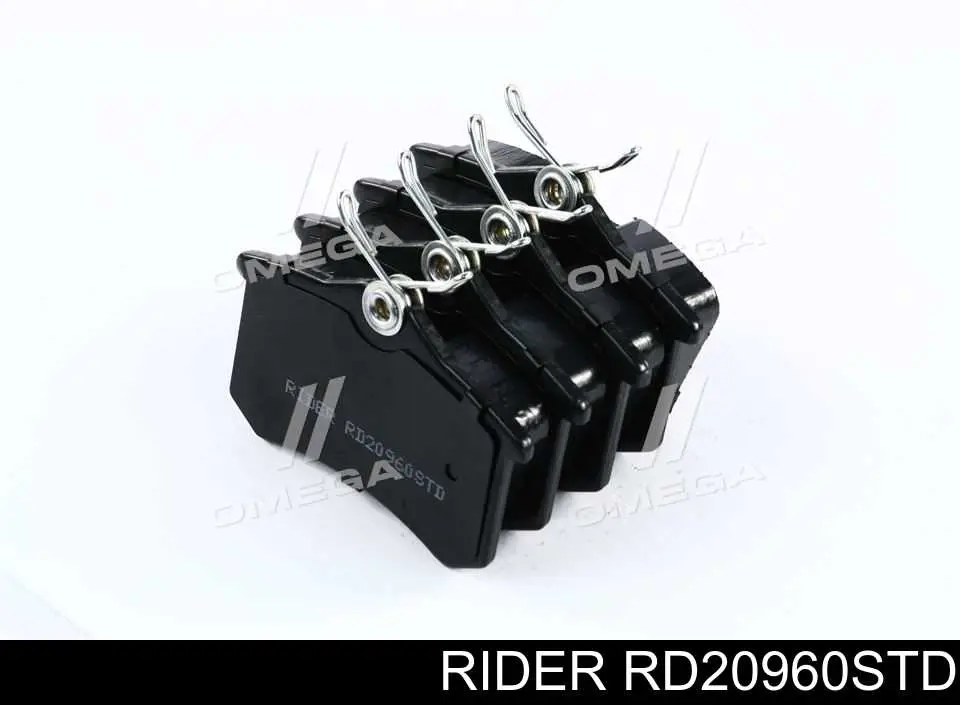 RD.20960STD Rider задние тормозные колодки