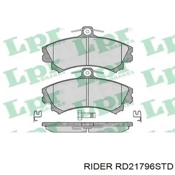 Купить RD21796STD Rider Колодки тормозные