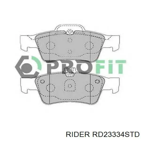 Задние тормозные колодки RD23334STD Rider