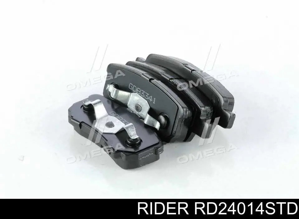 RD.24014STD Rider колодки тормозные задние дисковые