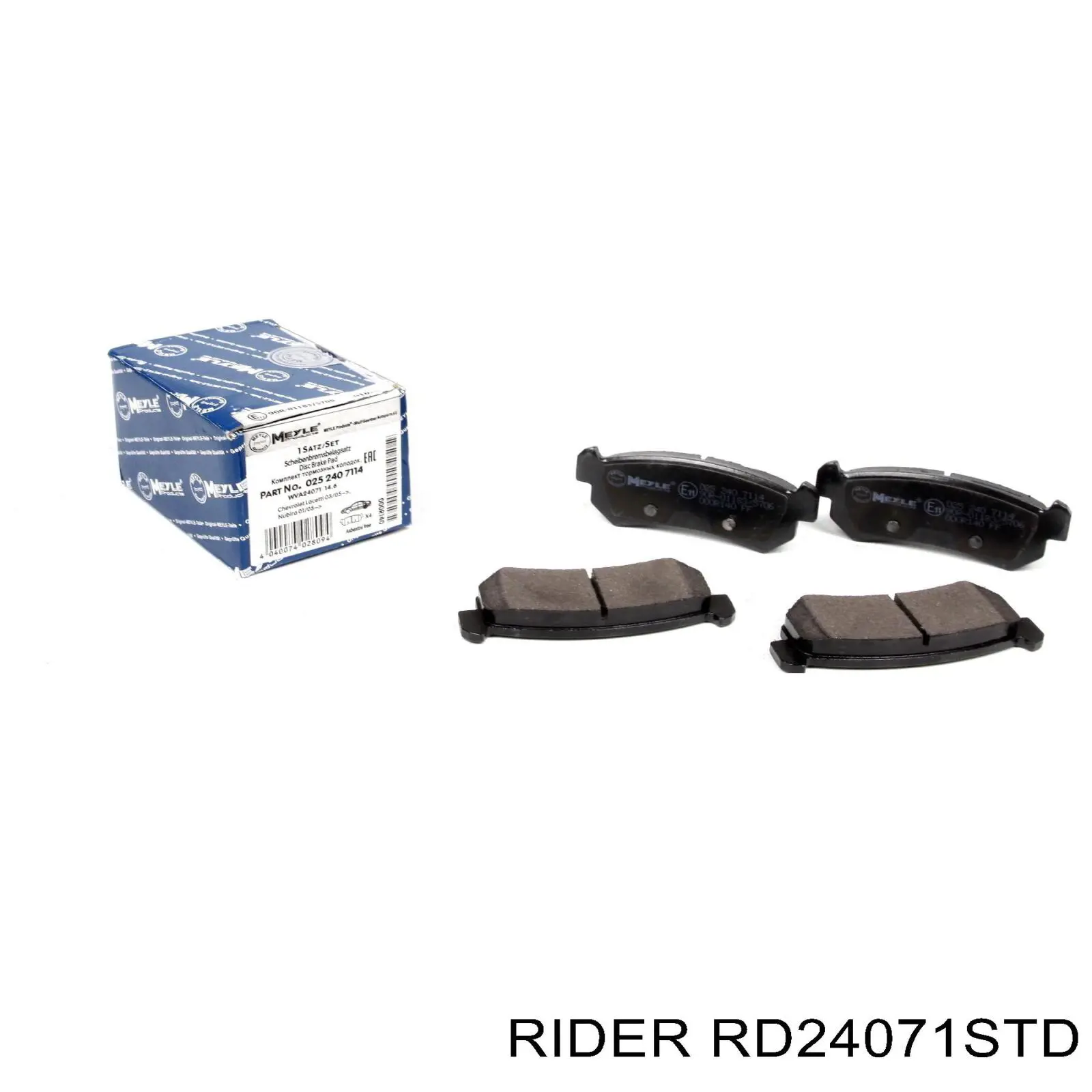 Колодки дисковые  Rider RD24071STD цена, от 8.37 USD