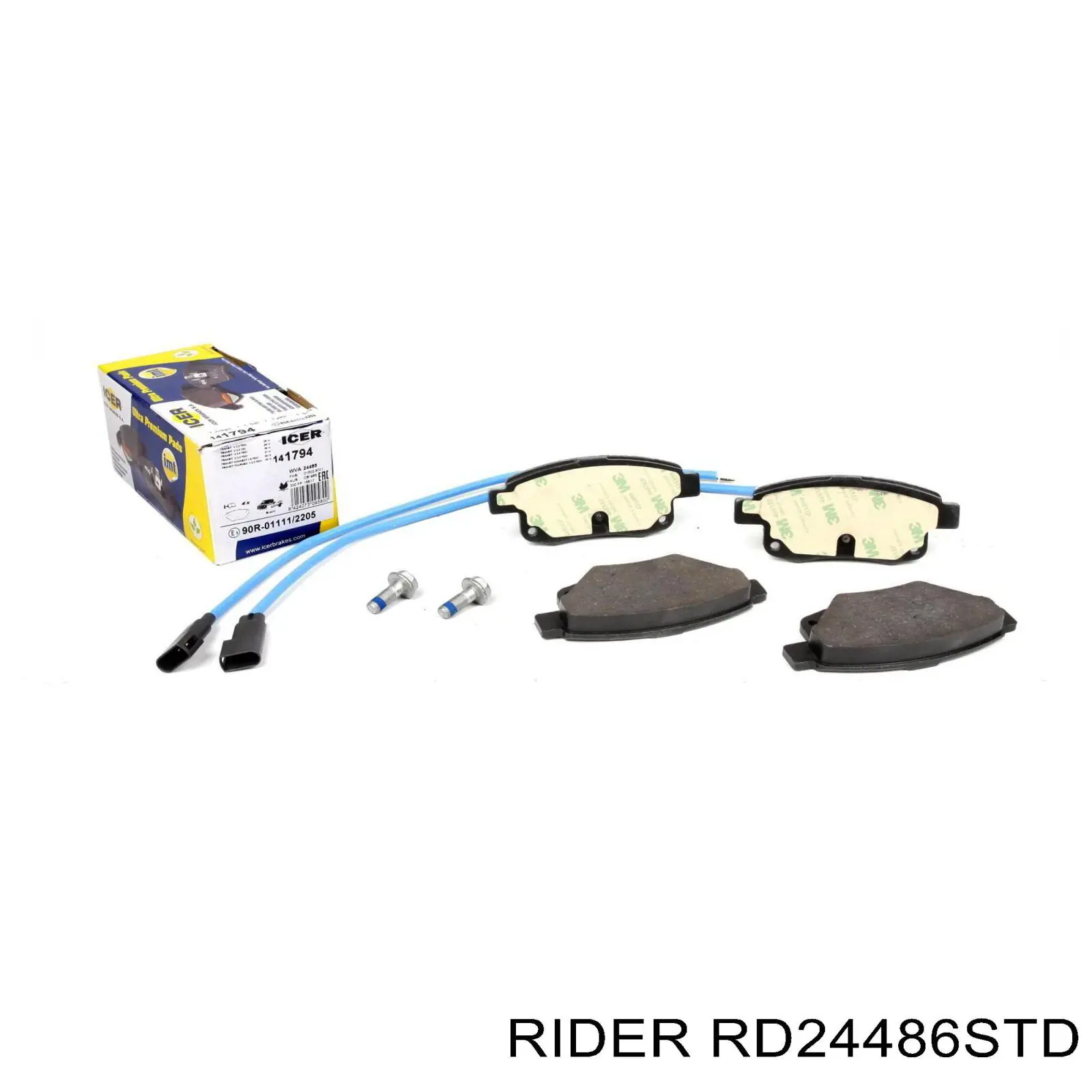 Колодки дисковые  Rider RD24486STD цена, от 14.80 USD