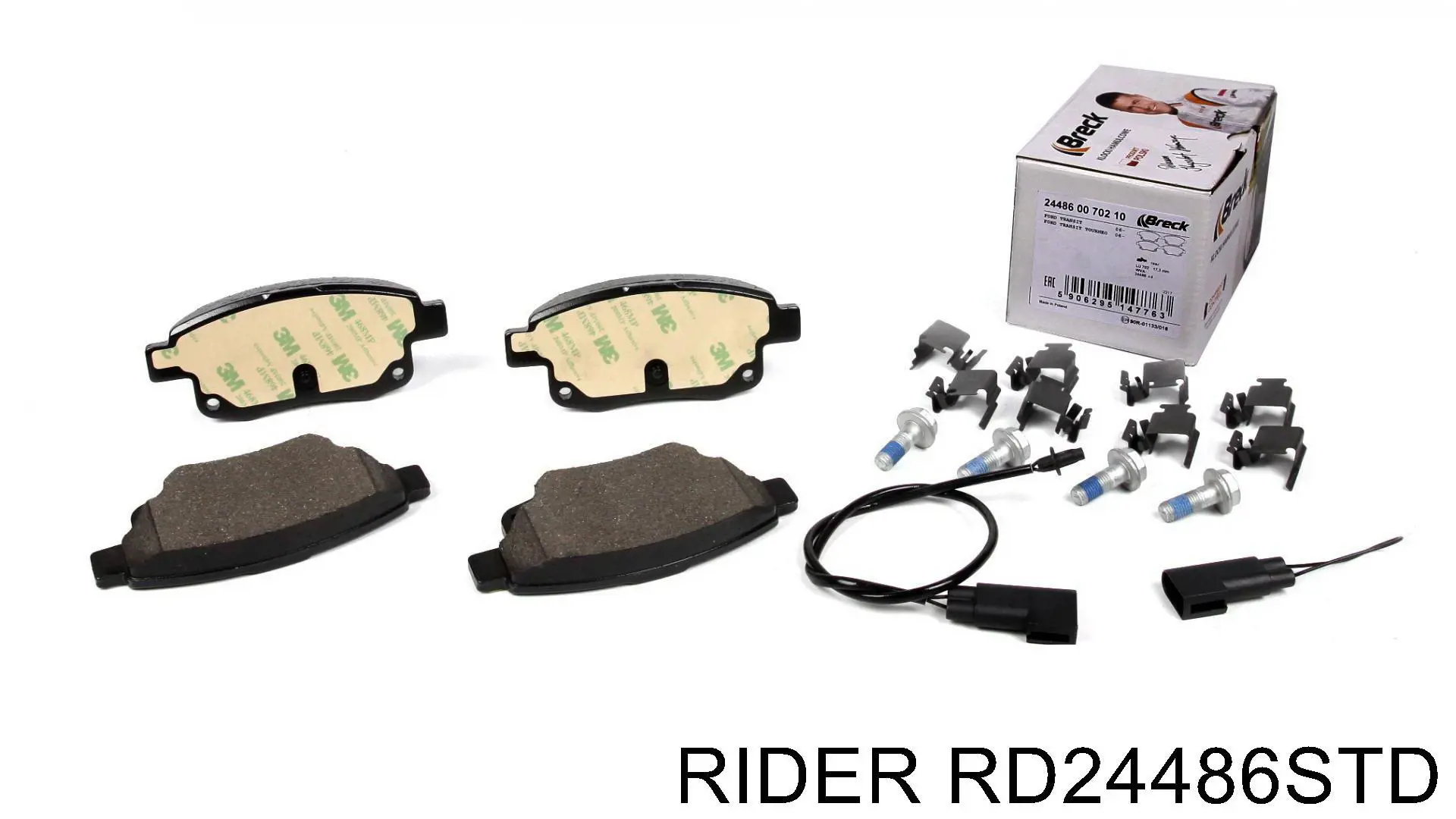 RD24486STD Rider Колодки тормозные дисковые комплект