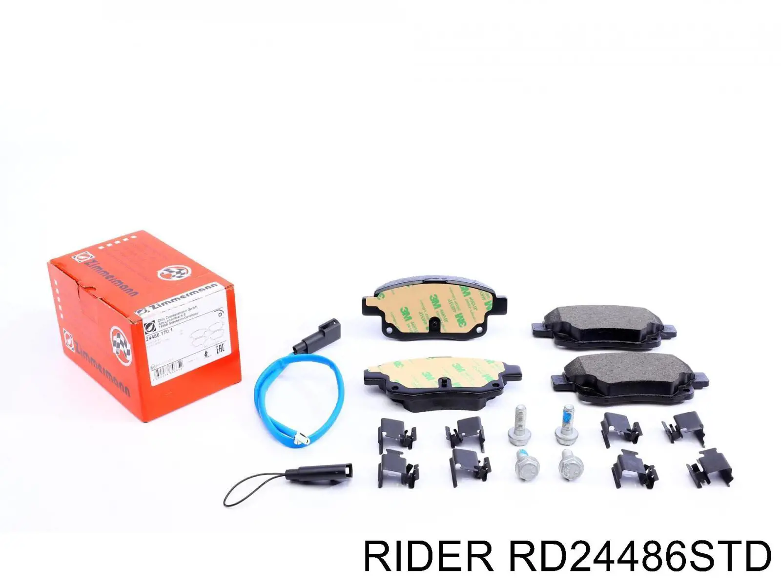 Купить RD24486STD Rider Колодки тормозные задние, дисковые