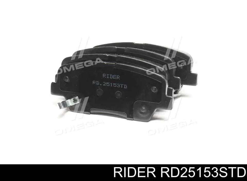 RD25153STD Rider колодки тормозные задние дисковые