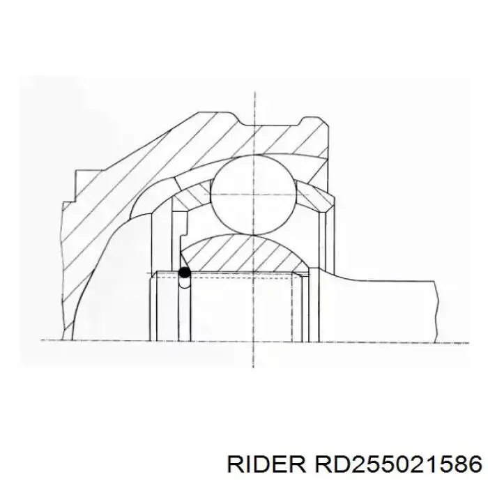 ШРУС наружный передний RD255021586 Rider