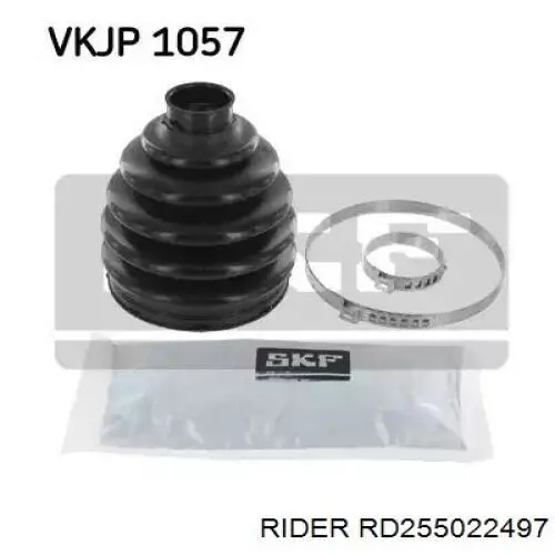 Шарнир угловых скоростей передний левый Rider RD255022497 цена, от 23.03 USD