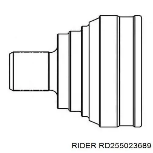 RD255023689 Rider Junta homocinética externa dianteira