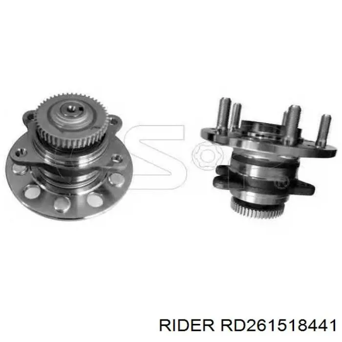 RD261518441 Rider Ступица задняя